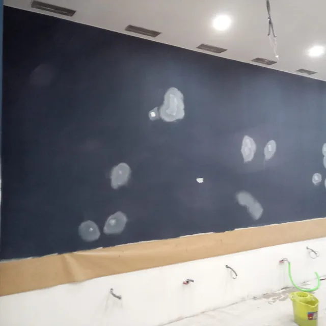 JM Construcciones y Reformas pared pintada